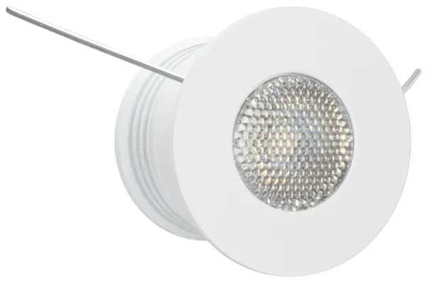 Faretto Segnapasso LED 3W CREE Bianco, 25°, IP44, 220V Colore  Bianco Naturale 4.000K