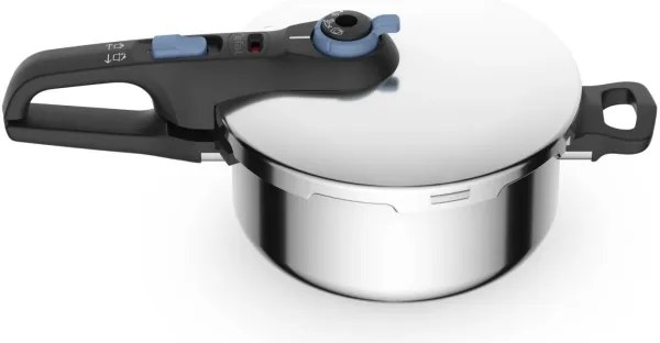 Tefal - Pentola a pressione 4 l SECURE TRENDY acciaio inossidabile