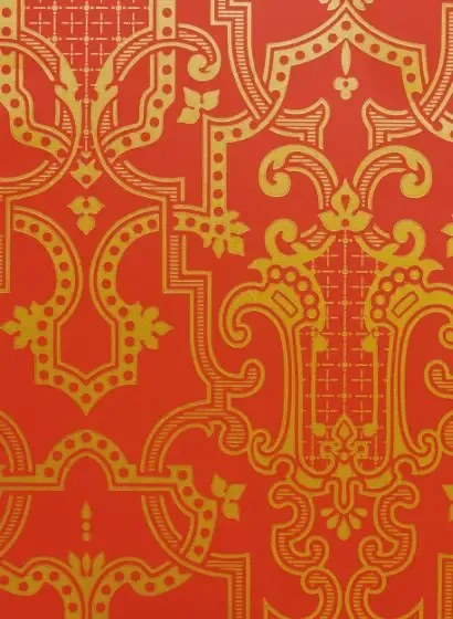 Isidore Leroy Carta da parati Theodore - Rouge doré