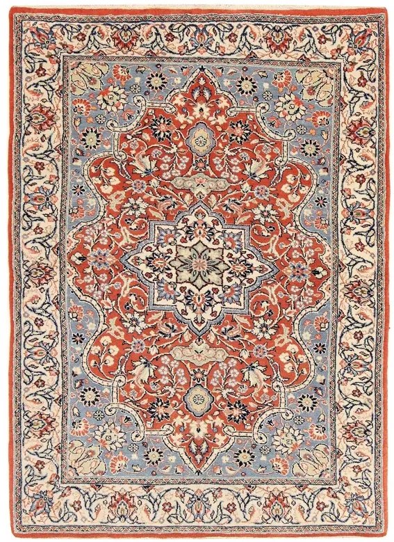 Sarouk Tappeto persiano 110 x 150 Rosso (Iran) Annodato A Mano