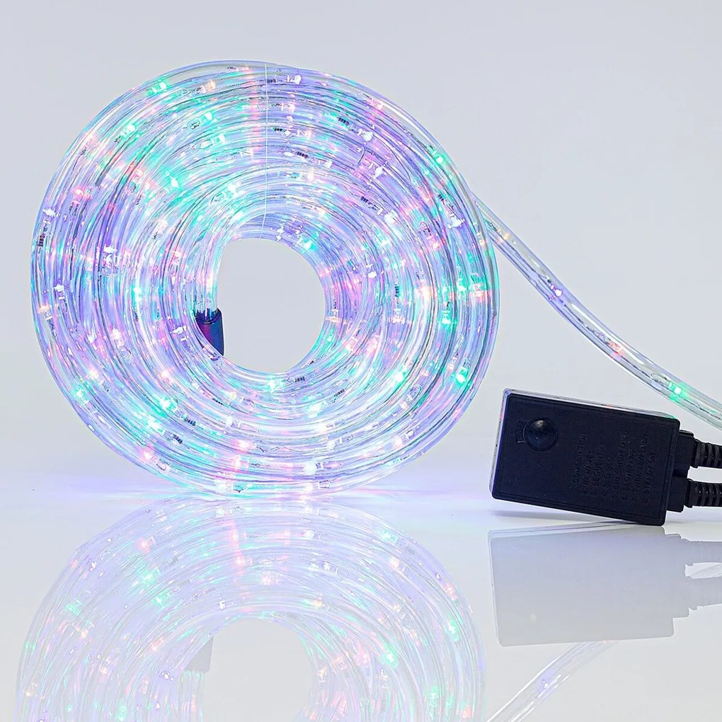 Tubo LED Natalizio 10m IP44 MULTICOLOR Colore Multicolor