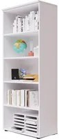 Libreria da ufficio a giorno con top colore Bianco H212x90x45cm