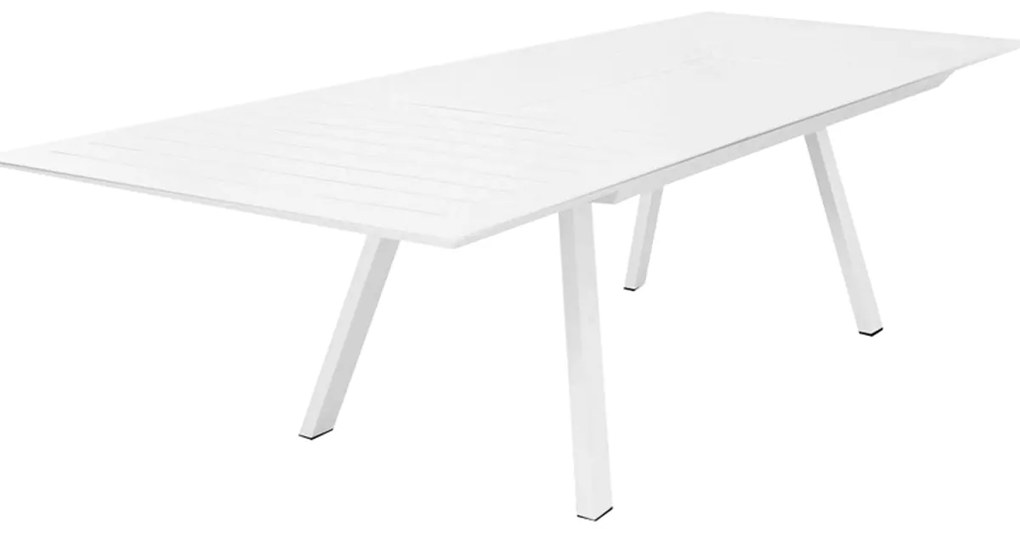 Tavolo da giardino allungabile Zante 200 300x75x110 cm - bianco
