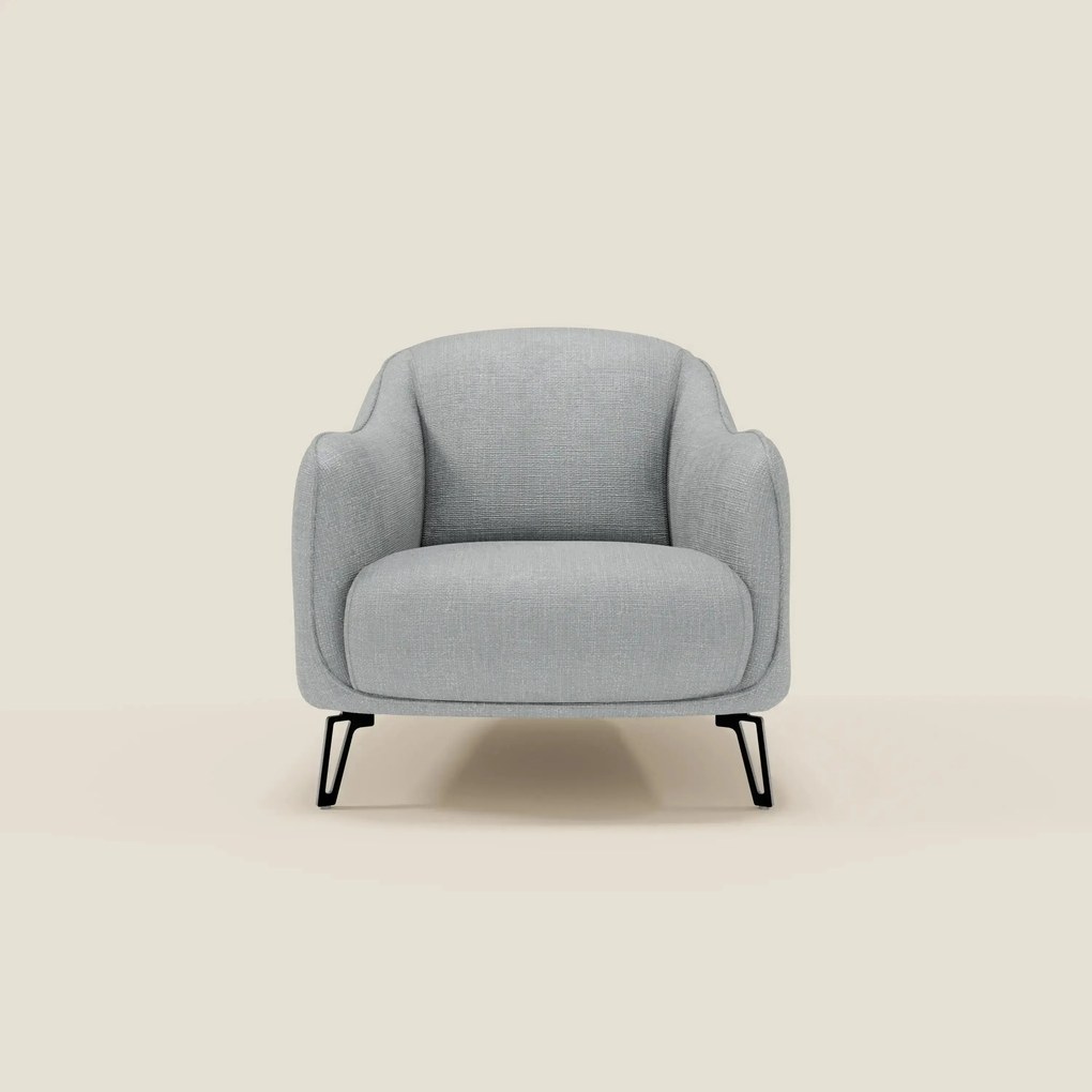 Avela Poltroncina dal comfort senza tempo in morbido tessuto impermeabile T06 ghiaccio