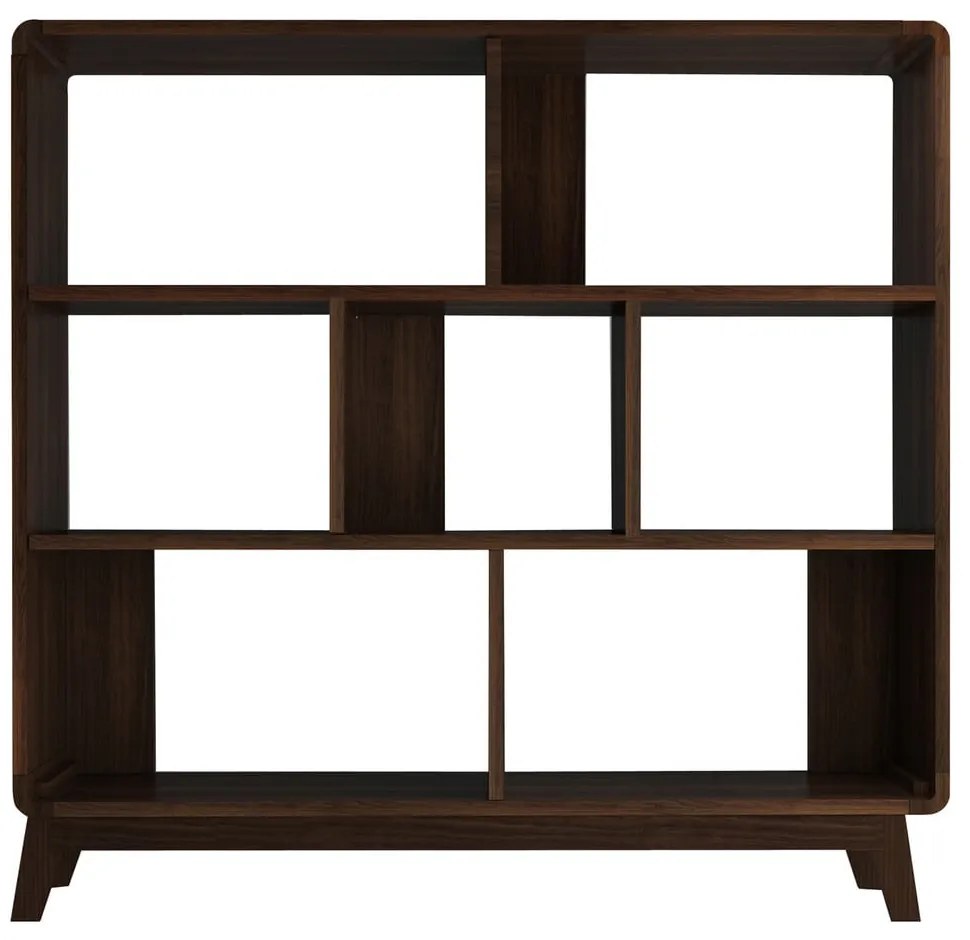 Libreria in noce 122x126 cm Cassie - Støraa