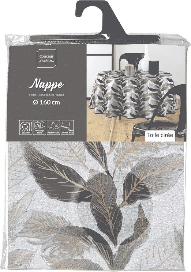 Tovaglia adatta per pulizia con panno umido ø 160 cm Oralia – douceur d'intérieur