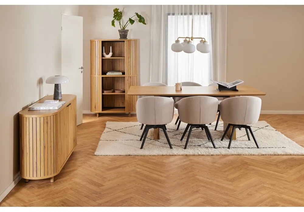 Tavolo da pranzo con piano effetto rovere 100x210 cm Colima - Actona