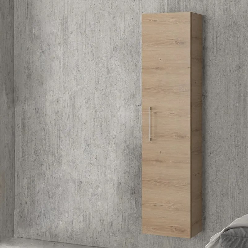 Colonna bagno sospesa con un'anta altezza 160cm NEL - KAMALU
