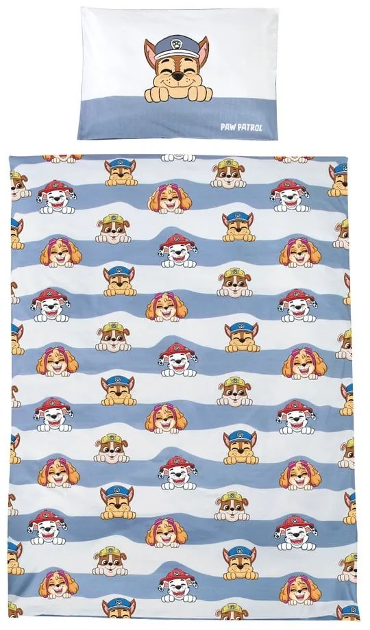 Biancheria da letto per culla in cotone 100x135 cm Paw Patrol - Roba