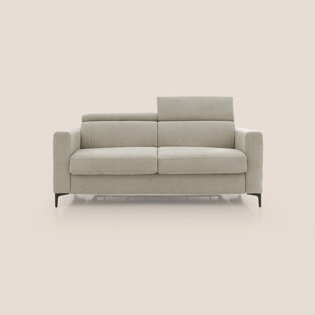 Gardenia divano letto materasso alto 18 cm con poggiatesta reclinabili e rivestimento impermeabile T02