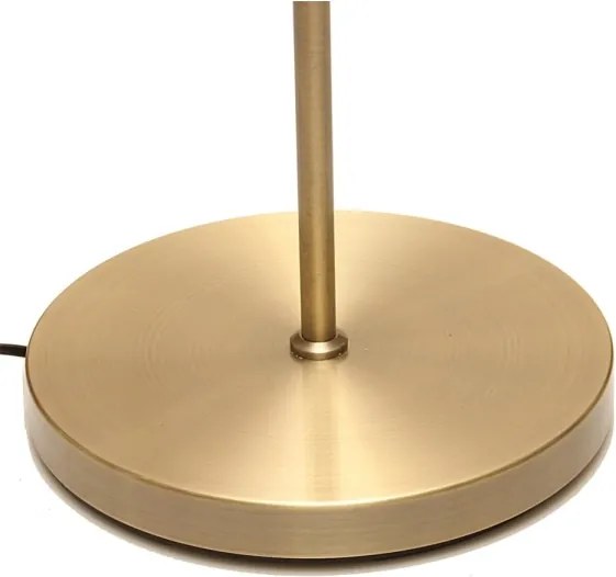 Lampada da terra LED con dimmer NORA LED/25W/230V 2200/3000/4000K + LED/5W 3000K oro + telecomando