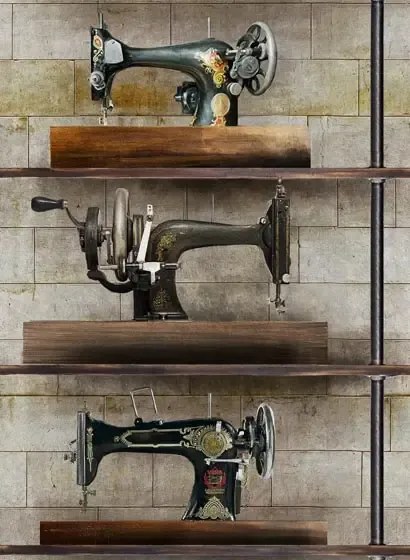 Nähmaschinen Tapete The Machinist von MIND THE GAP - WP20245