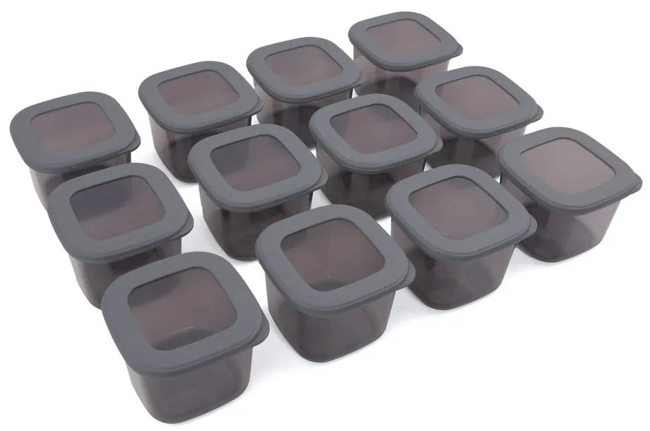 Set di contenitori per alimenti in plastica alimentari 12 pz Fresco – Hermia