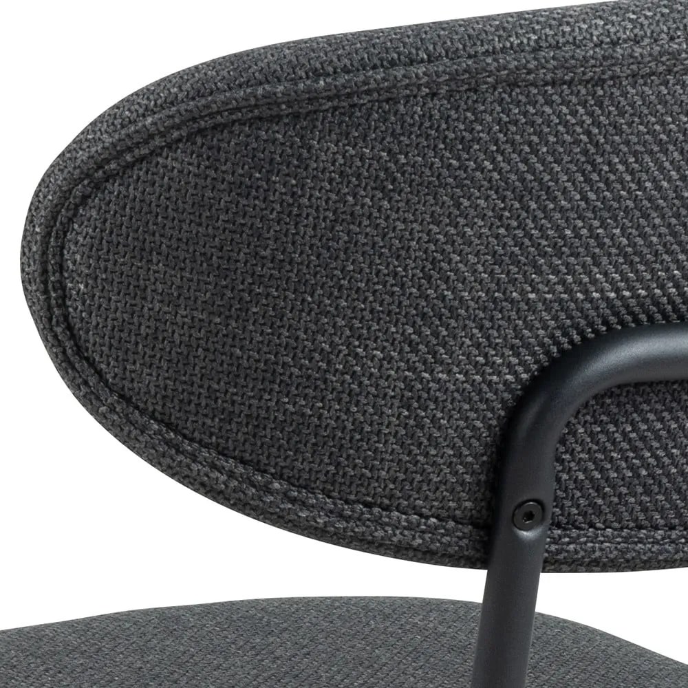 Sedie da pranzo antracite in set da 2 Denise - Actona