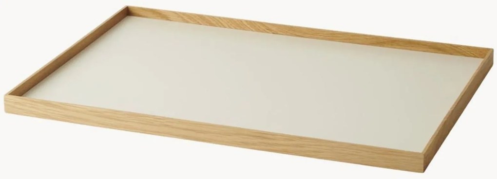Vassoio decorativo componibile in legno di quercia Frame