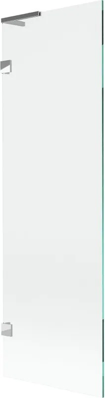 Mexen Lunar L paratia per vasca da bagno a un'anta 60 x 150 cm, trasparente, cromo - 897L-060-000-01-00