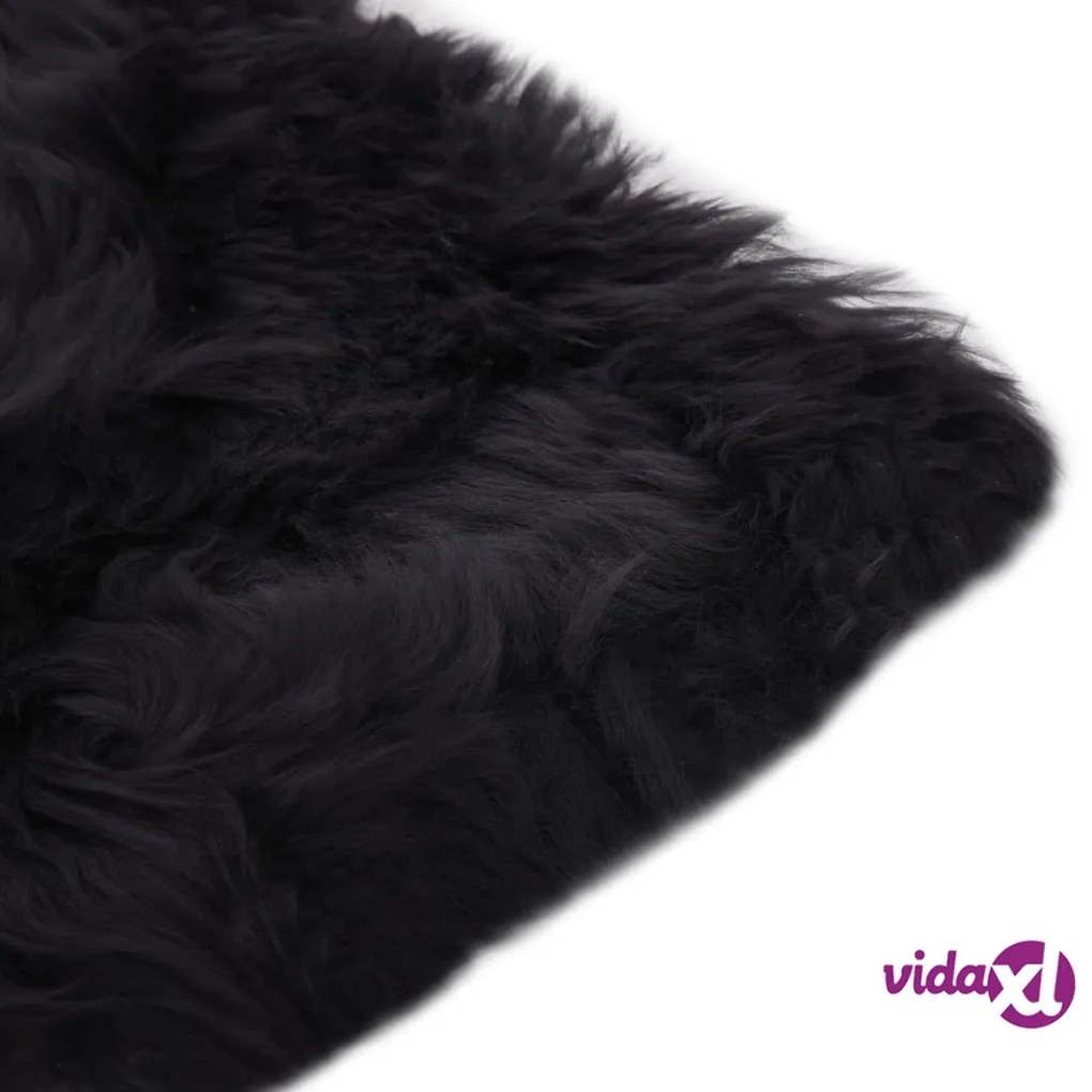 vidaXL Cuscini Sedie 2pz Grigio Scuro 40x40cm Vera Pelle di Montone
