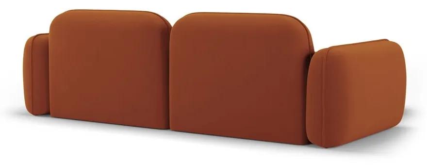 Divano angolare in velluto arancione (angolo sinistro) Audrey - Interieurs 86