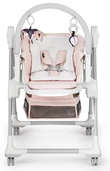 KIDERKRAFT - Sedia da pranzo per bambini 2in1 LASTREE rosa/bianco