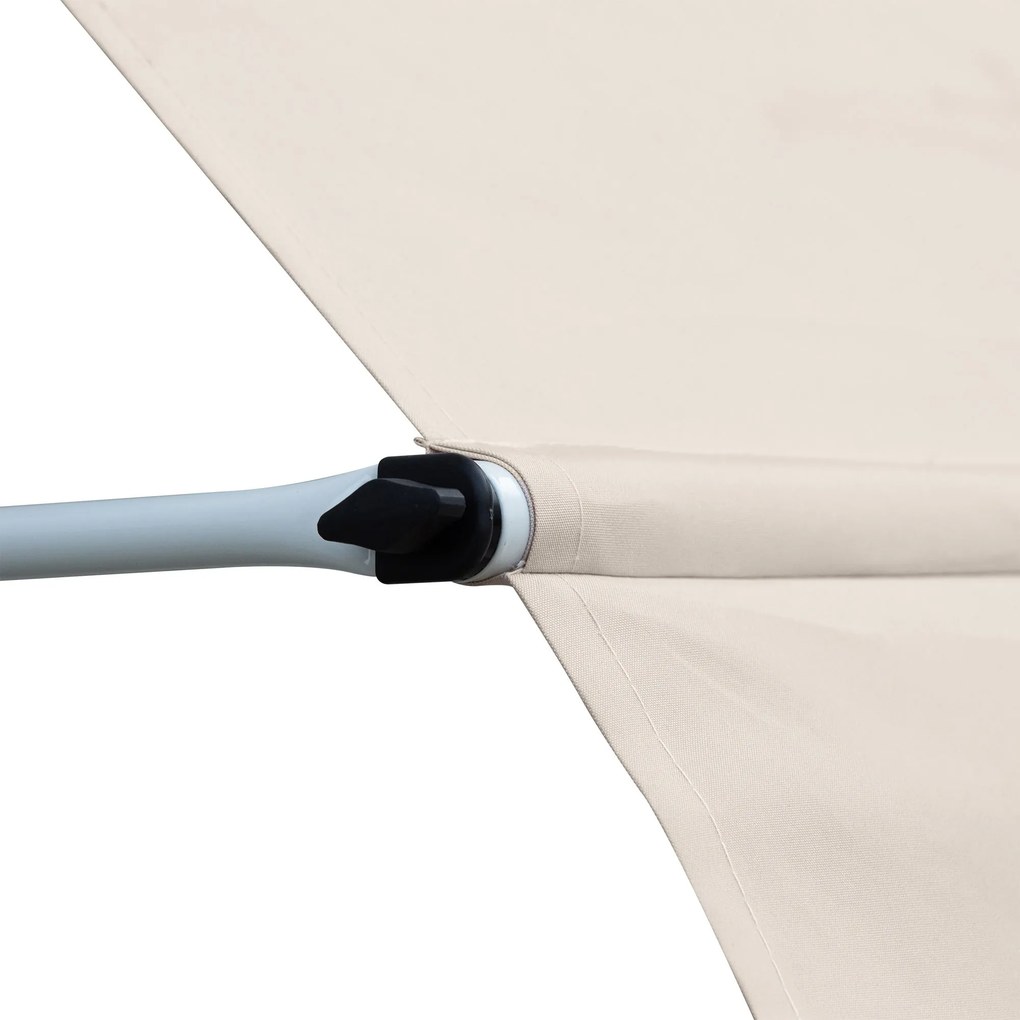 Tenda da Sole Avvolgibile 4x1,2m Autoportante Bianca...