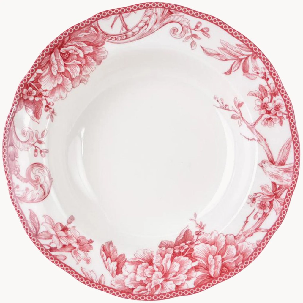Set di 6 piatti da colazione in porcellana Primrose
