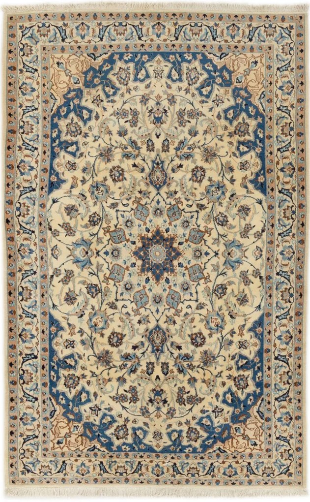 Nain Tappeto 210 x 130 (Iran) Annodato A Mano