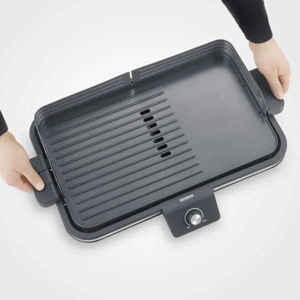 Severin PG 8564 - Grill elettrico da tavolo 2300W/230V 50x30 cm nero