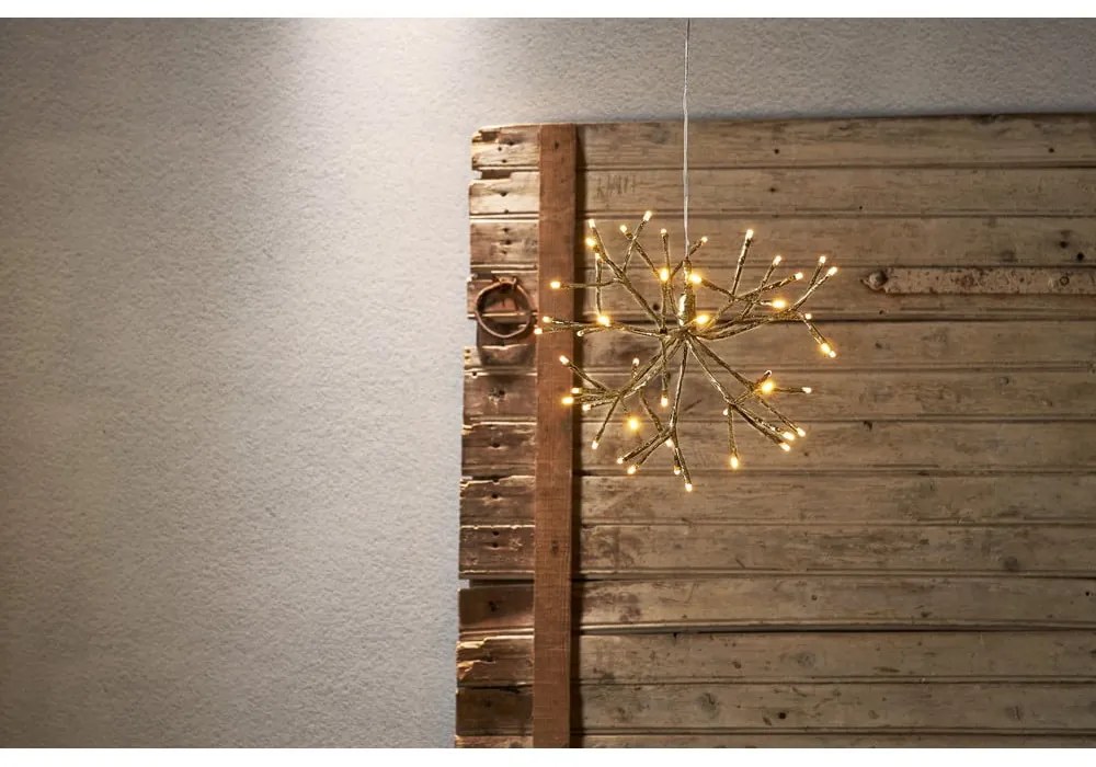 Decorazione luminosa gialla per esterni con motivo natalizio Firework - Star Trading