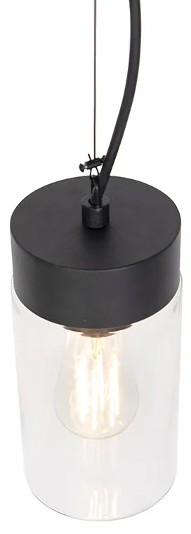 Lampada a sospensione moderna nera IP44 - Jarra