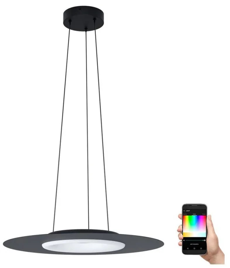 Eglo 99125 - Lampadario a sospensione con filo LED RGB COMPO ROSSO-C LED/16W/230V + T