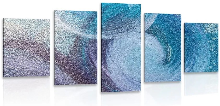 Quadri 5 pezzi – Tratti astratti moderni