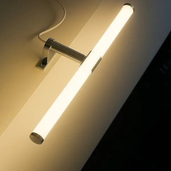 Illuminazione a LED per specchio da bagno 2 in 1 APA LED/6W/230V 40 cm IP44 cromo lucido