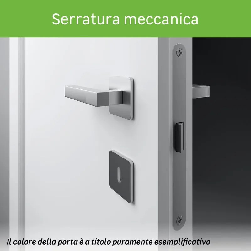 Porta doppia anta battente Shibuya bianco L 140 x H 210 cm sinistra