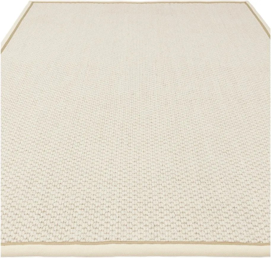 Tappeto in misto lana bifacciale e tessuto a mano color crema 160x240 cm Korra Double Loop - Asiatic Carpets