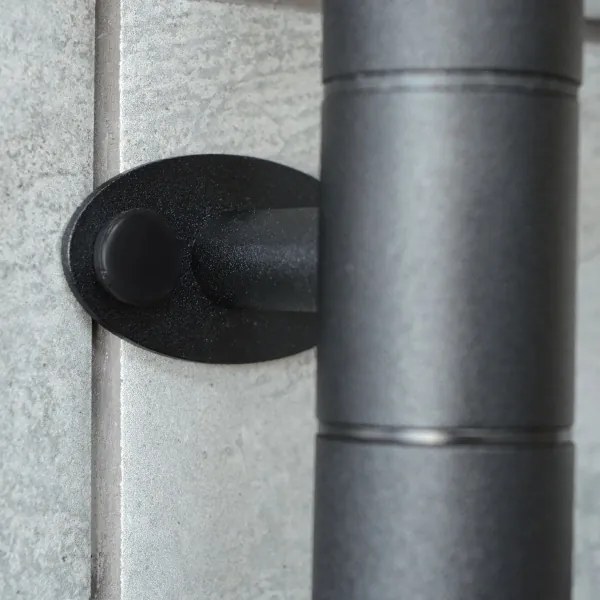 Portasciugamani rotante elettrico con termostato FOUETTE 128W/230V 64,6 cm IP44 nero