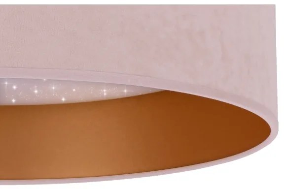 Brilagi - Plafoniera LED VELVET STAR LED/24W/230V d. 40 cm  rosa/oro
