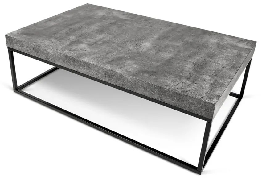 Tavolino in cemento Low Petra - TemaHome