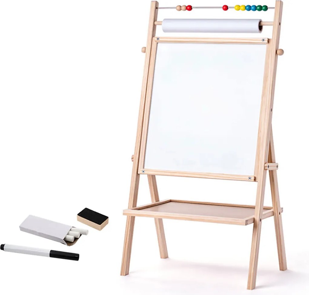 Lavagna 3 in 1 per Bimbi in Legno 75 cm Creativity...