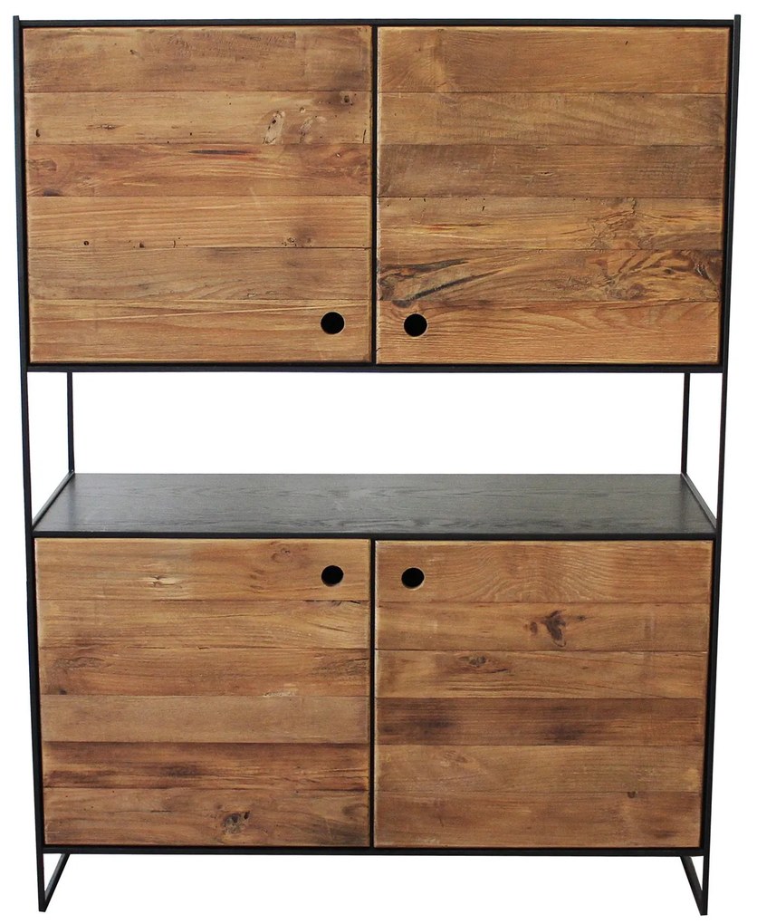 PINUS BLACK - credenza in legno massiccio