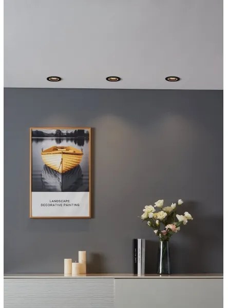 Eglo 900764 - LED RGBW Lampada da incasso dimmerabile CAROSSO-Z 4,7W/230V nero