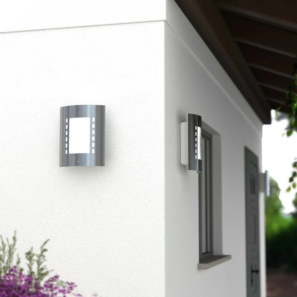 Applique Inox E27 da parete IP54 per esterni - serie METRO