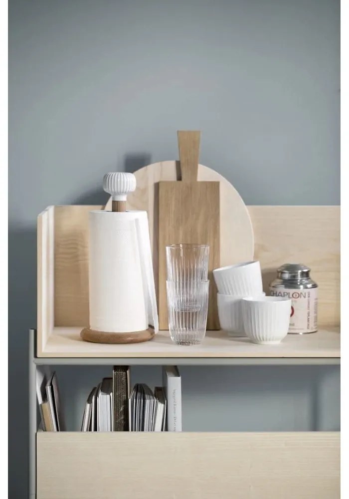 Portasciugamani in legno di quercia con dettagli in porcellana bianca Hammershoi Hammershøi - Kähler Design