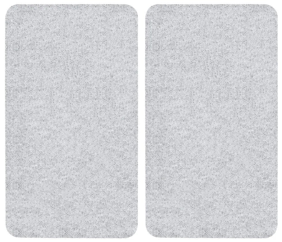 Set di copri fornelli in vetro temperato 2 pz 30x52 cm Transparent – Allstar