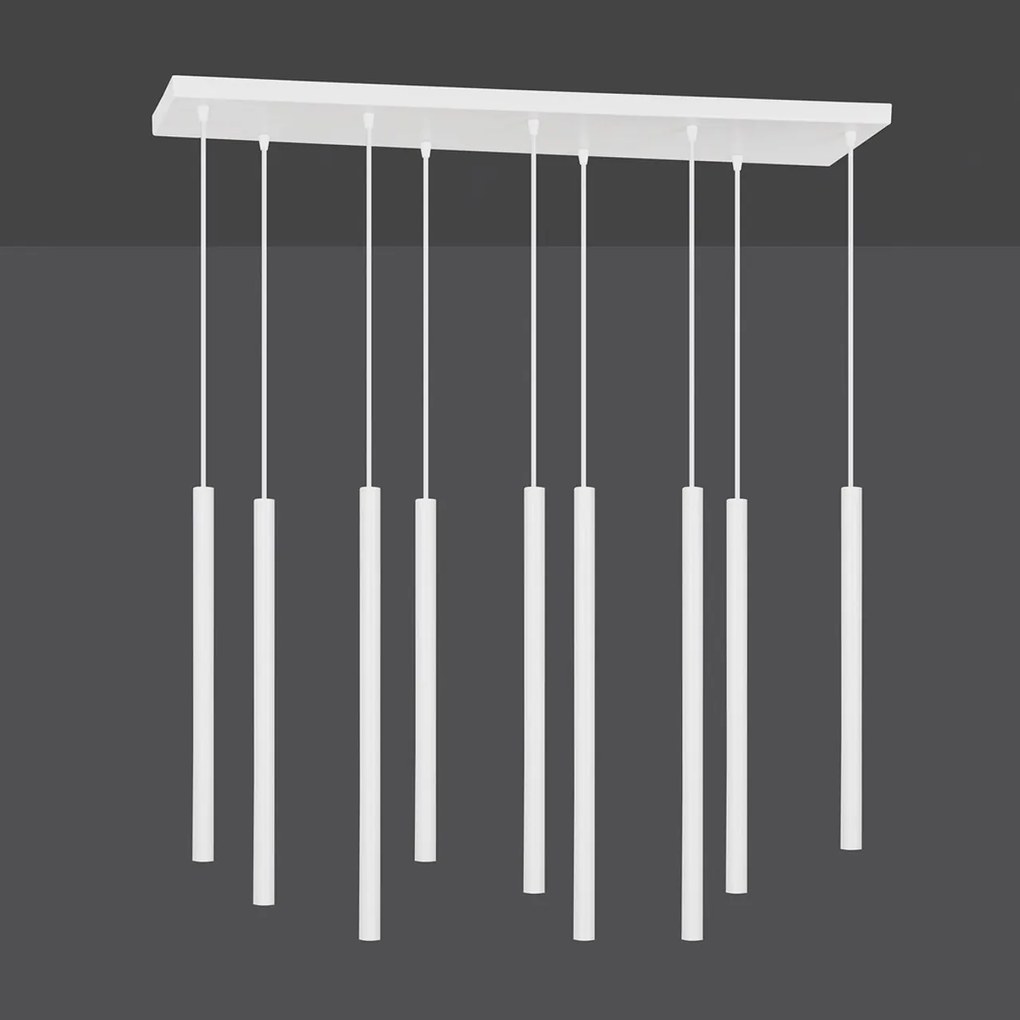 Lampada a Sospensione SELTER 9 BLACK WHITE e GOLD