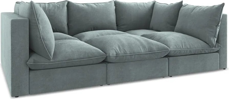 Divano blu 255 cm Manao – Makamii