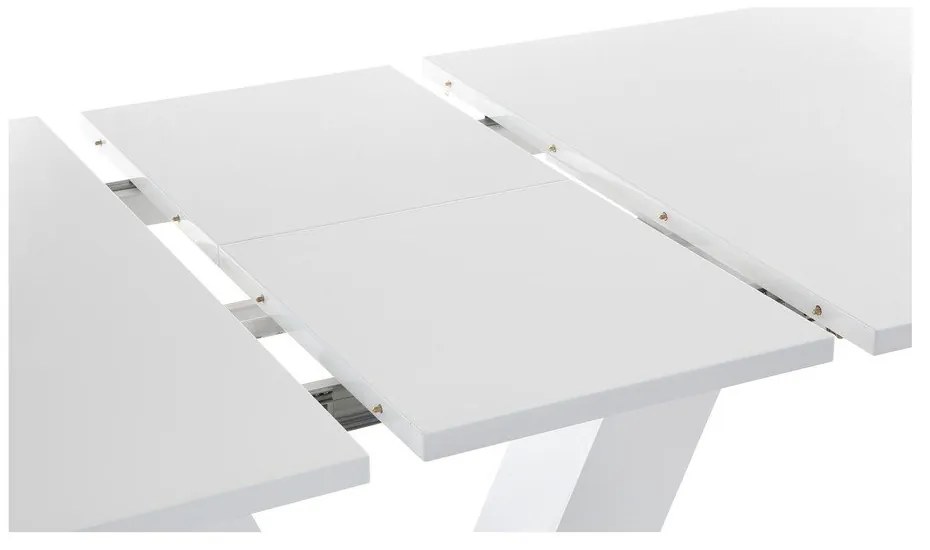 Tavolo da pranzo pieghevole bianco , 140 x 90 cm Aaron - Støraa