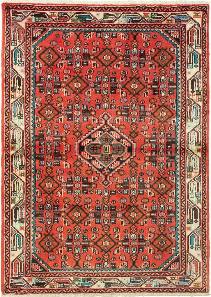 Hamedan Tappeto 150 x 110 (Iran) Annodato A Mano