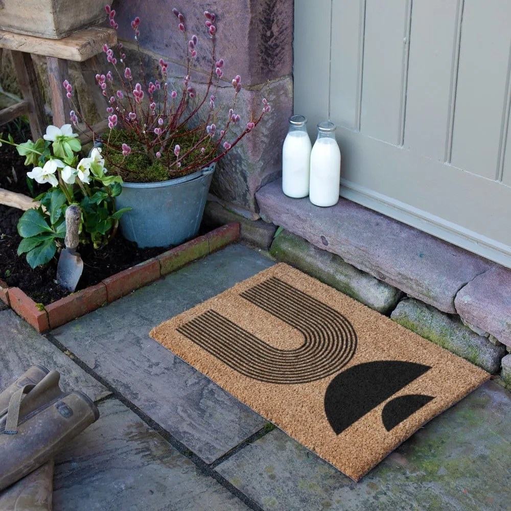 Zerbino in fibre di cocco 40x60 cm Half Moon – Artsy Doormats