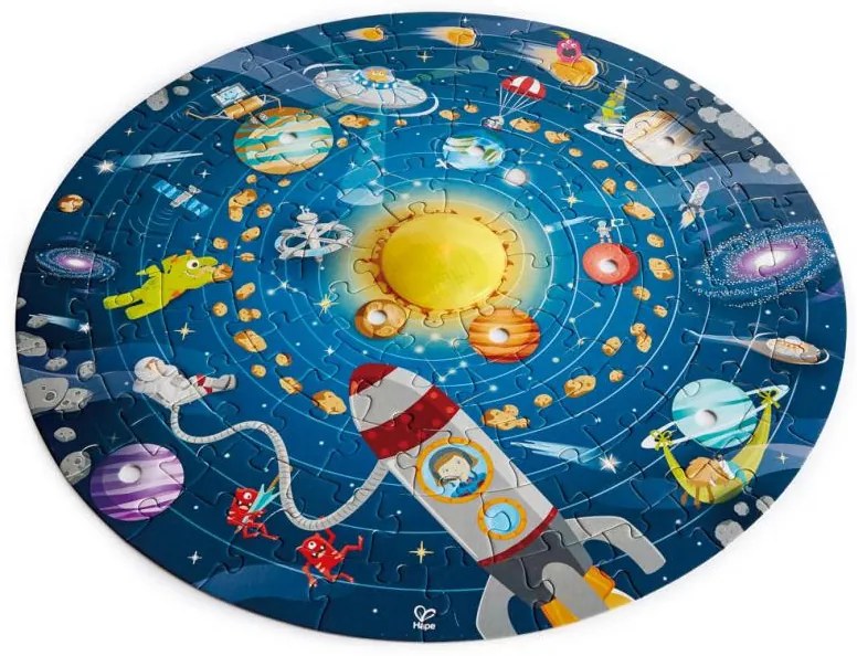 Puzzle sistema solare con led