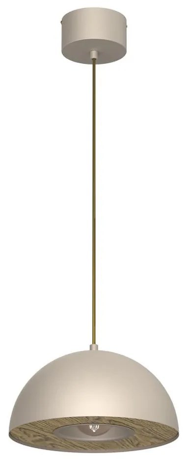 Lampadario a sospensione con filo ELGUND 1xE27/15W/230V beige